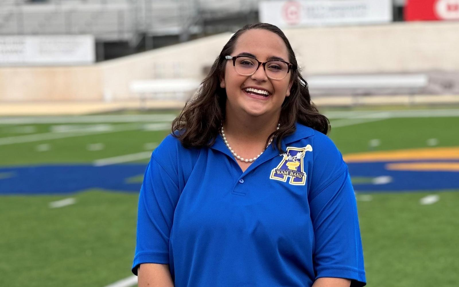 Selah Rose Kjar of San Angelo, a senior music major at Angelo State University