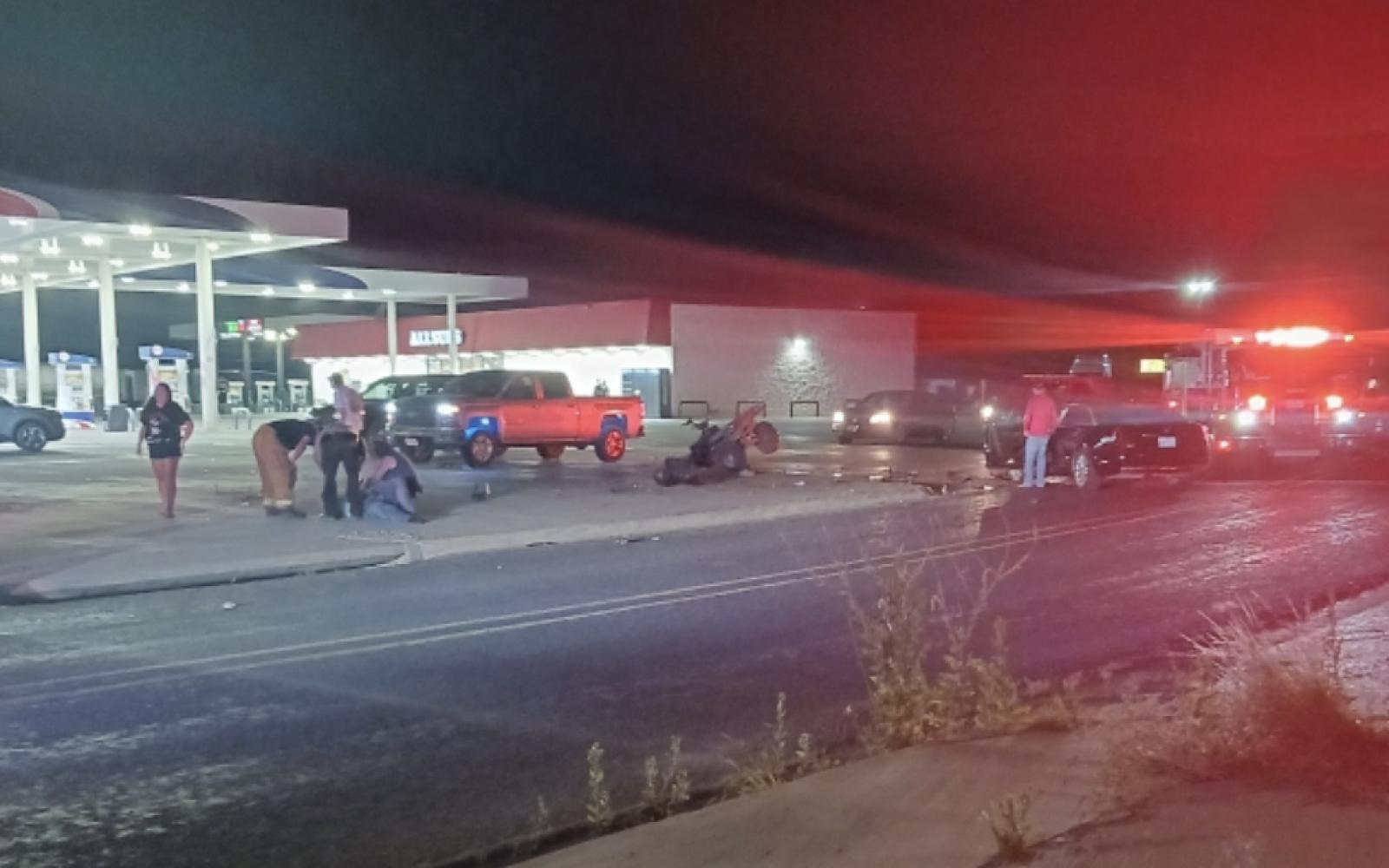 Horrible Crash in Grape Creek