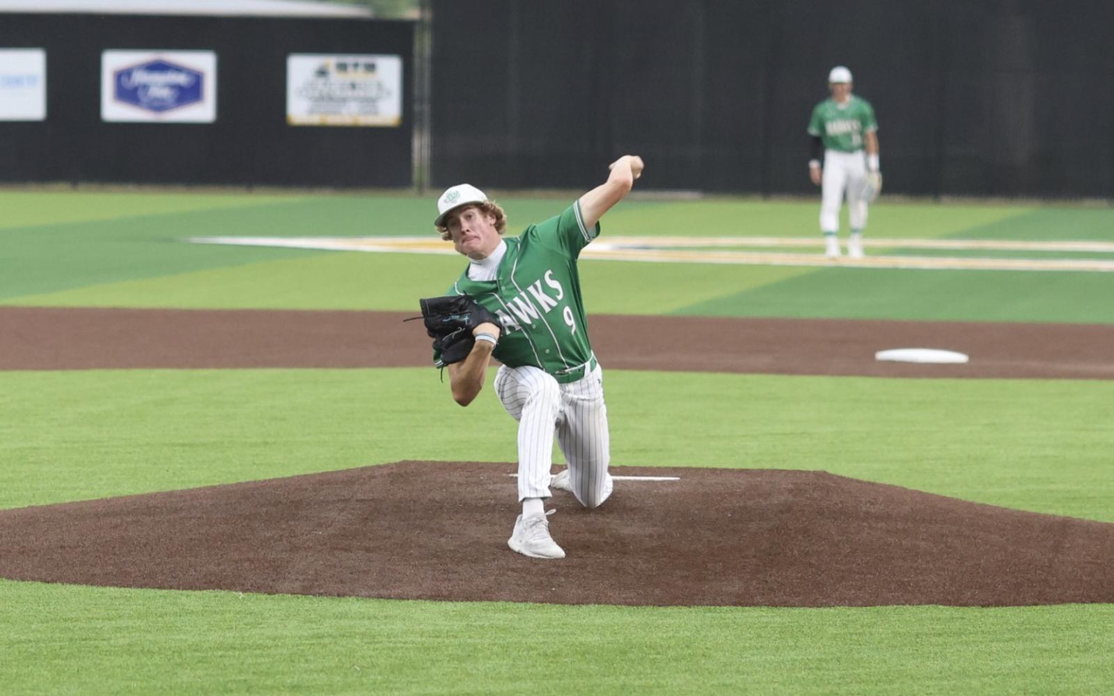 Wall Hawks Kellen Oliver in action against Llano
