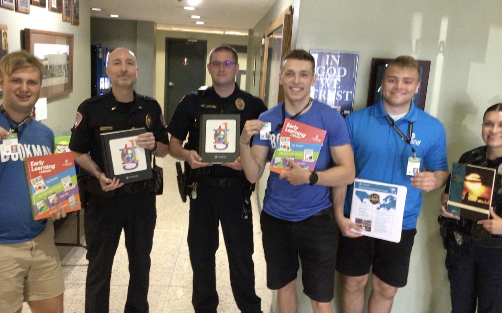 European Exchange Students sell educational materials around San Angelo