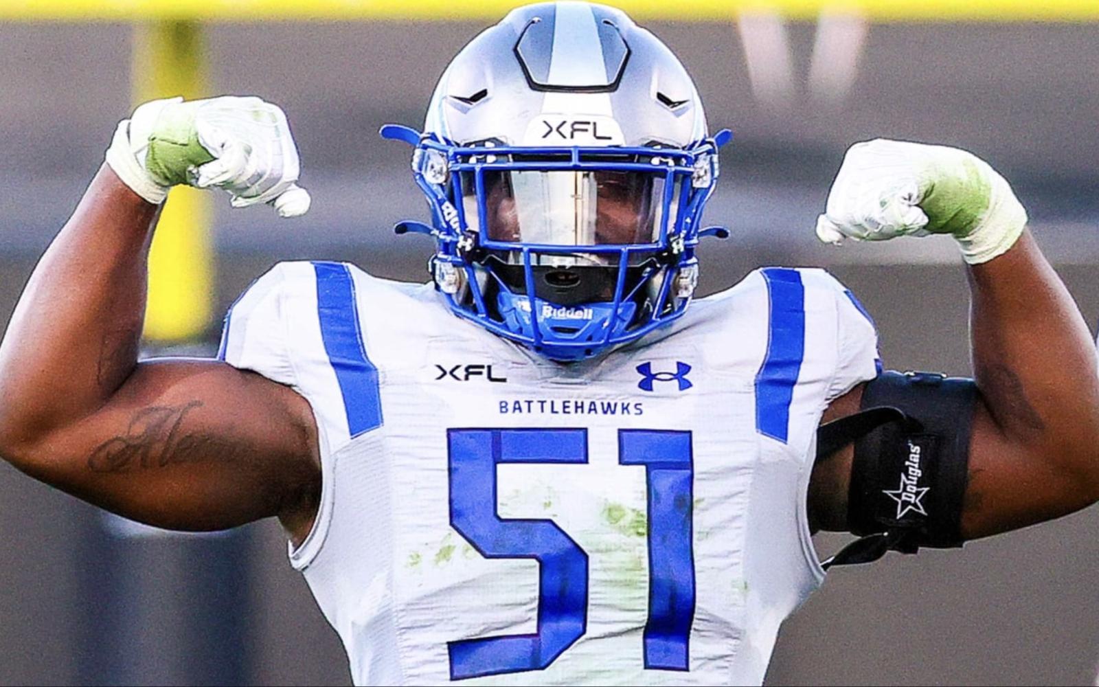 St. Louis Battlehawks Willie Harvey Jr.