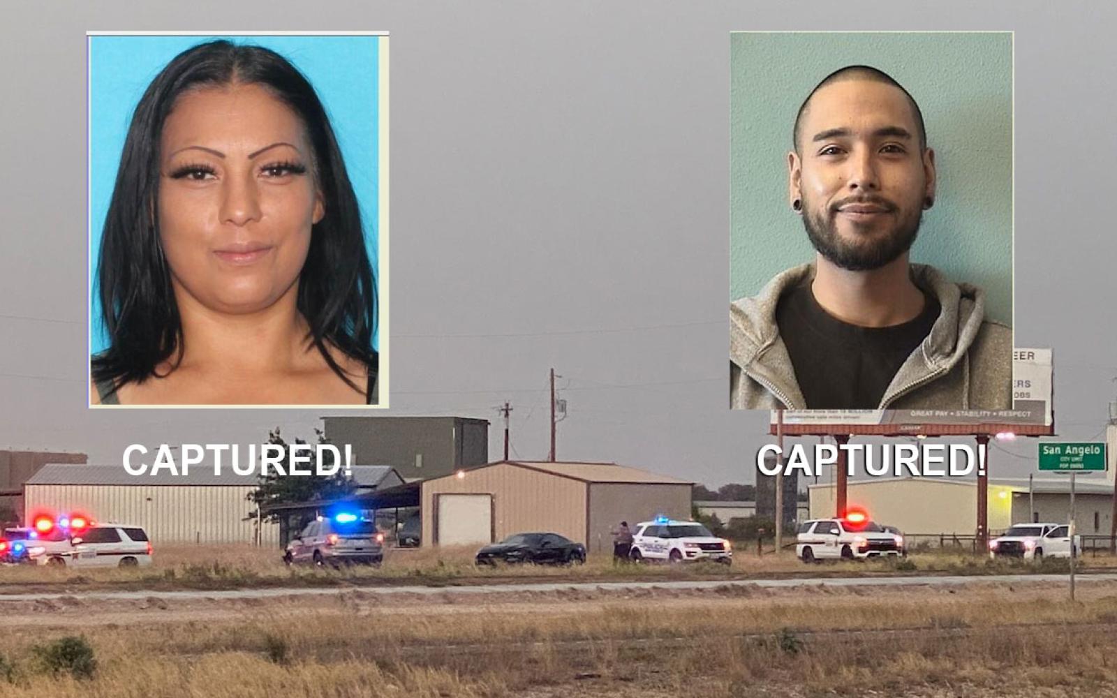 Arrested were Gloria Jaramillo and Michael D. Pacheco after a one-day manhunt
