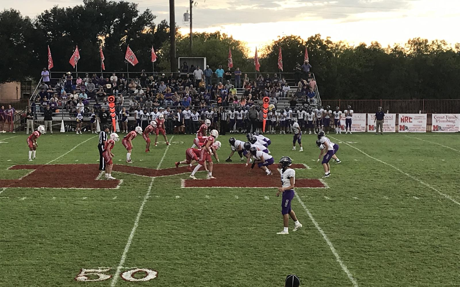 Miles and Sterling City football game from 2022