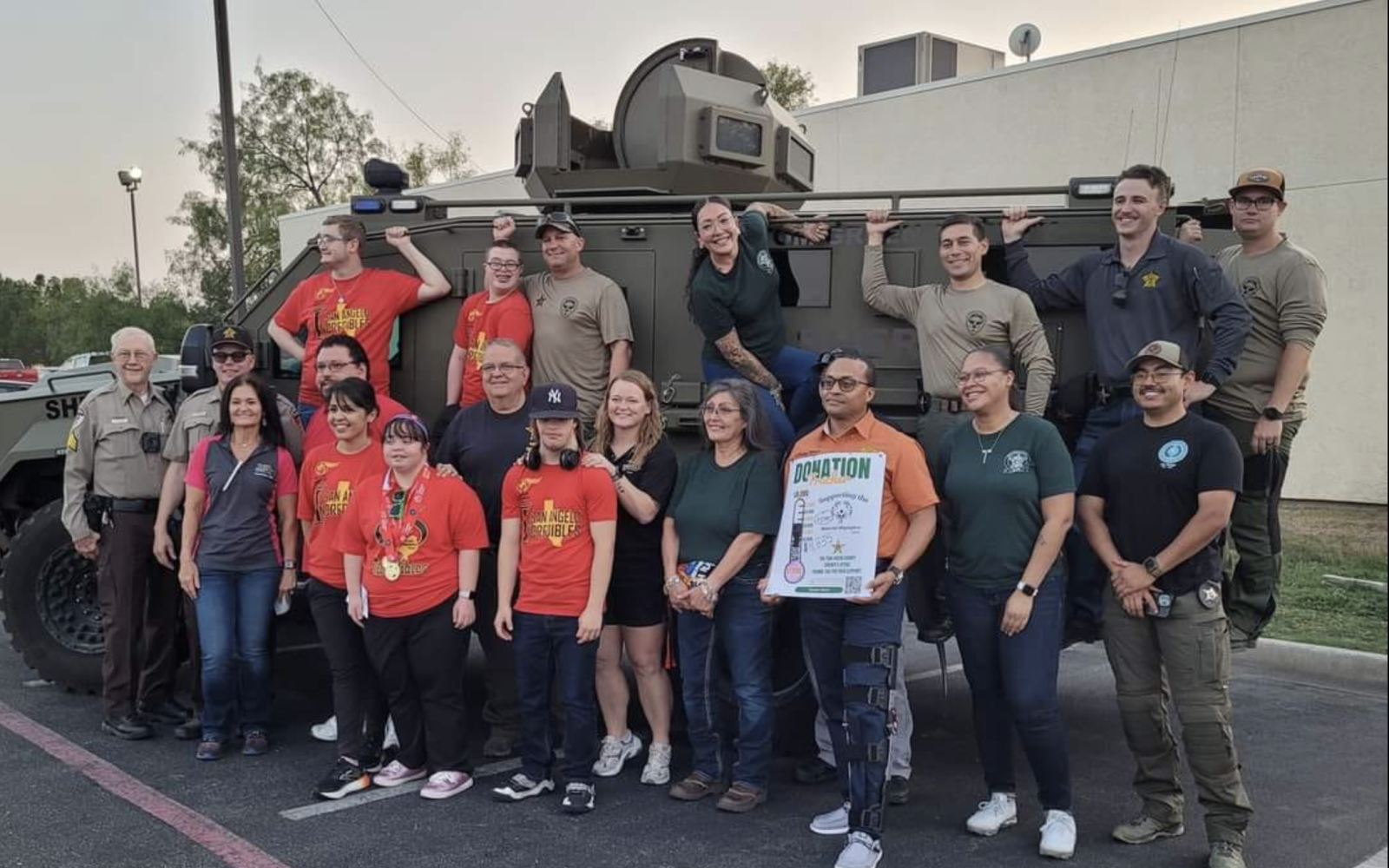 Tom Green County Sheriff's Office at the annual "Tip a Cop" event