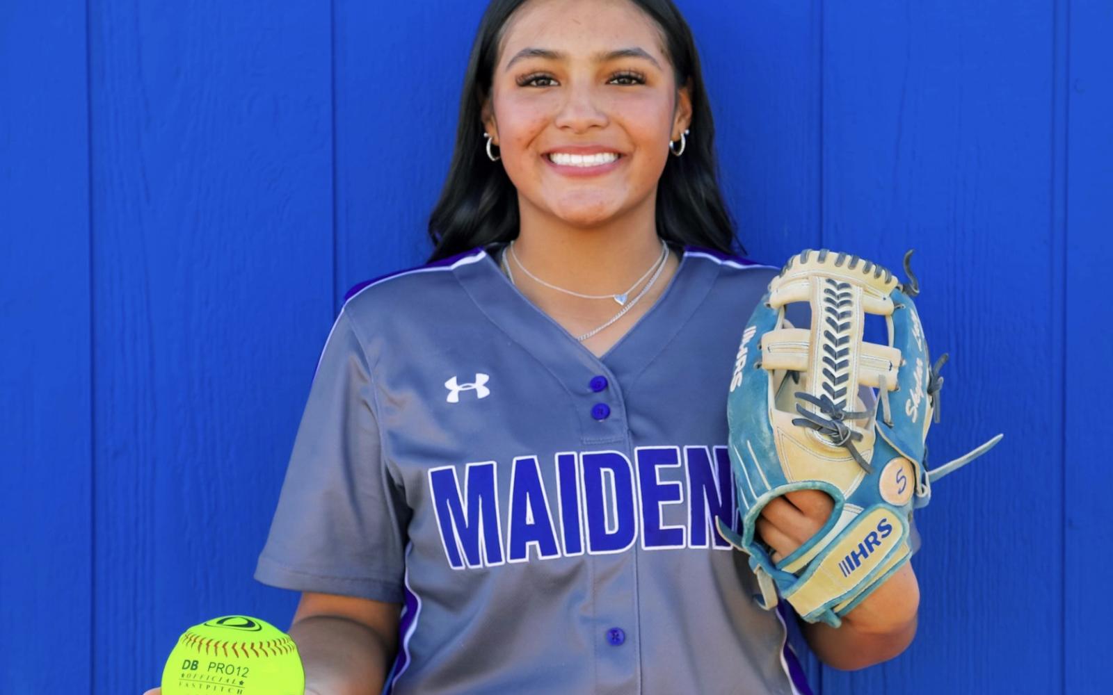 Lake View's Skylar Lacy signed to play softball at Western Texas College in Snyder on Tuesday, July 16, 2024.