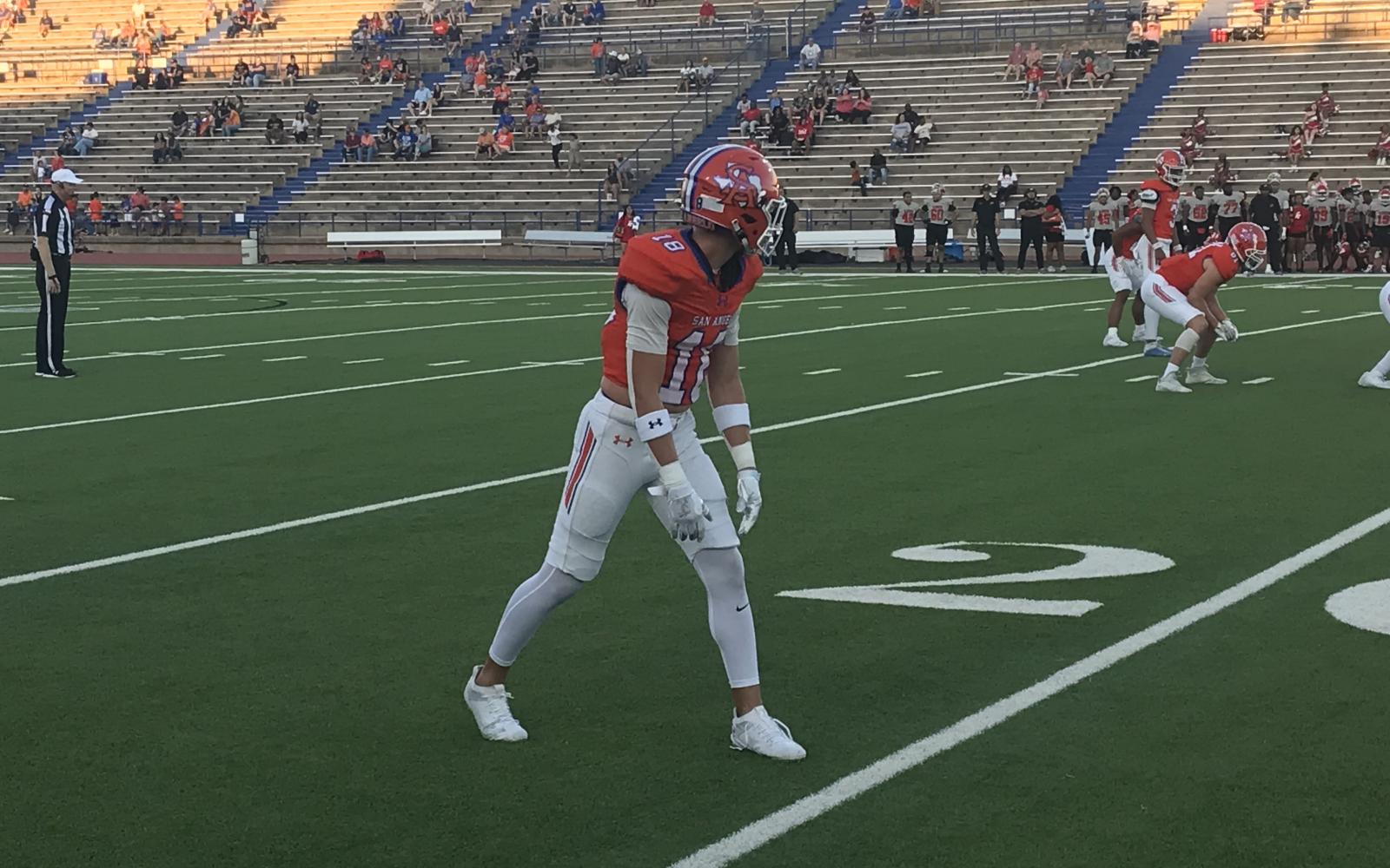 San Angelo Central wide receiver Jimmy Edwards has seven touchdown catches in the Bobcats' first five games of 2024.