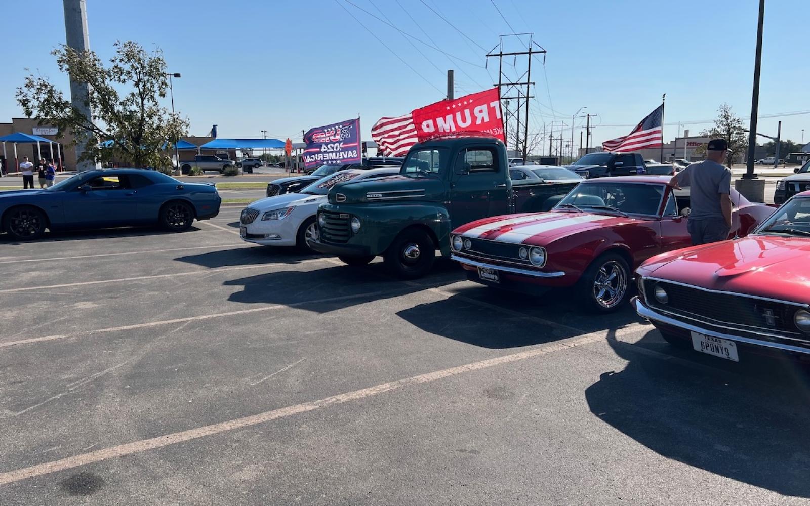 Trump caravan in San Angelo on Oct 12, 2024