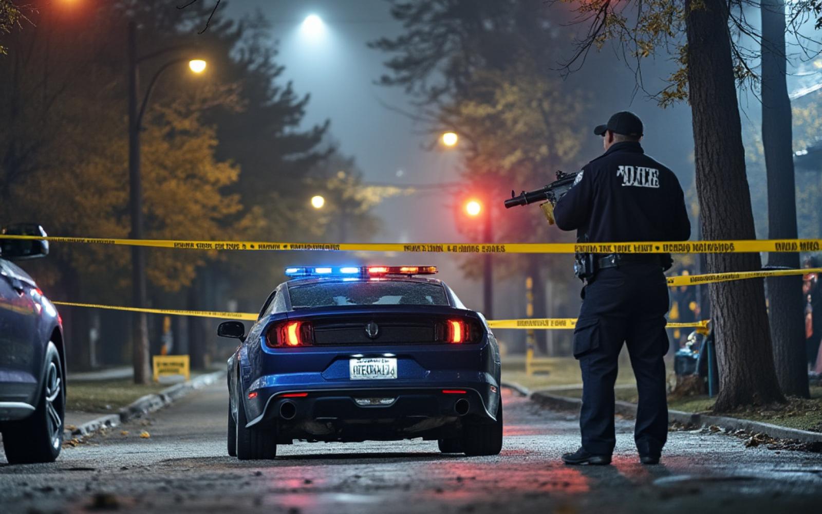 AI Generated photo of a crime scene