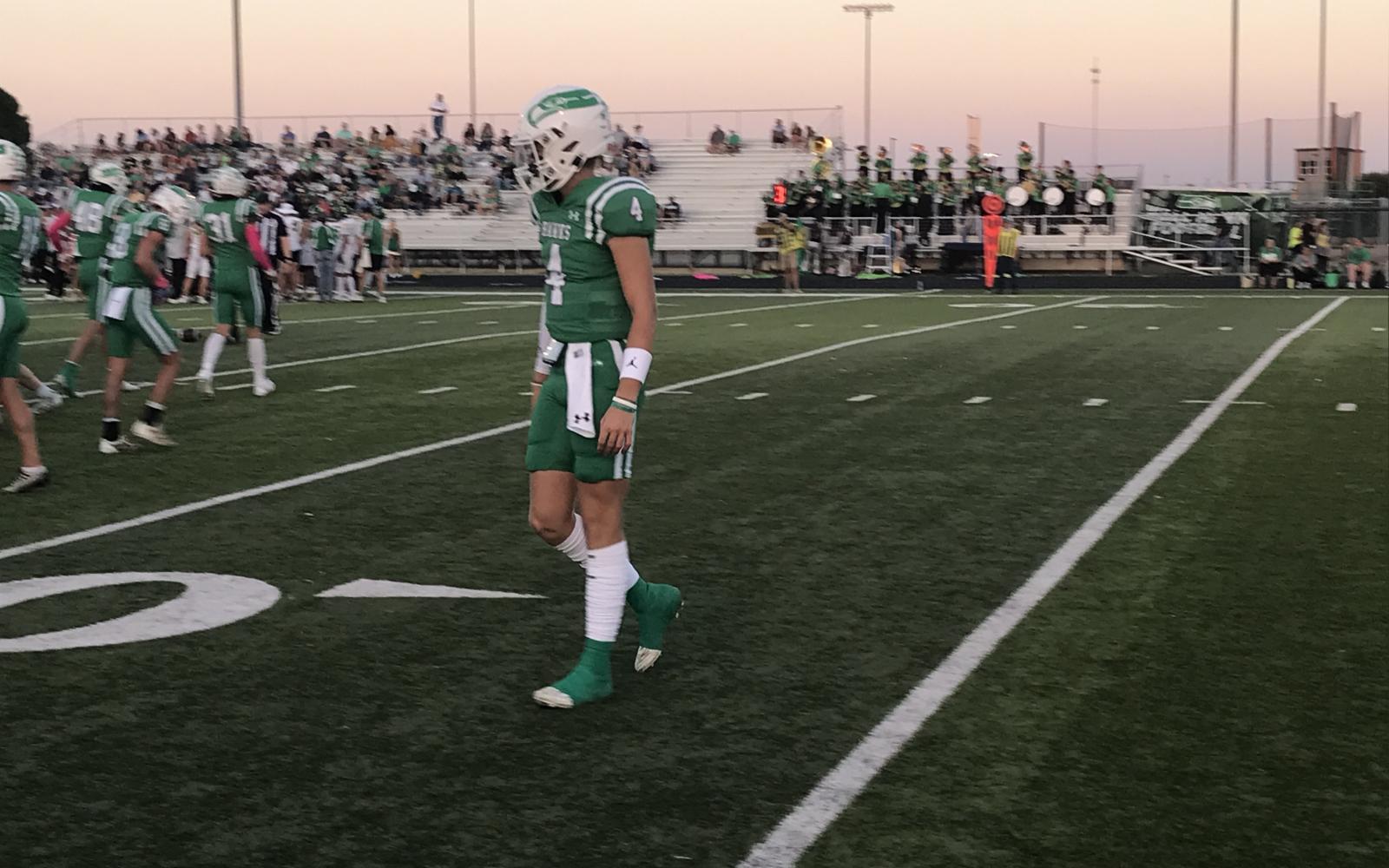 Wall quarterback Landon York threw for 217 yards and two touchdowns on 15-of-21 passing in a win over Idalou on Friday, Oct. 4, 2024.