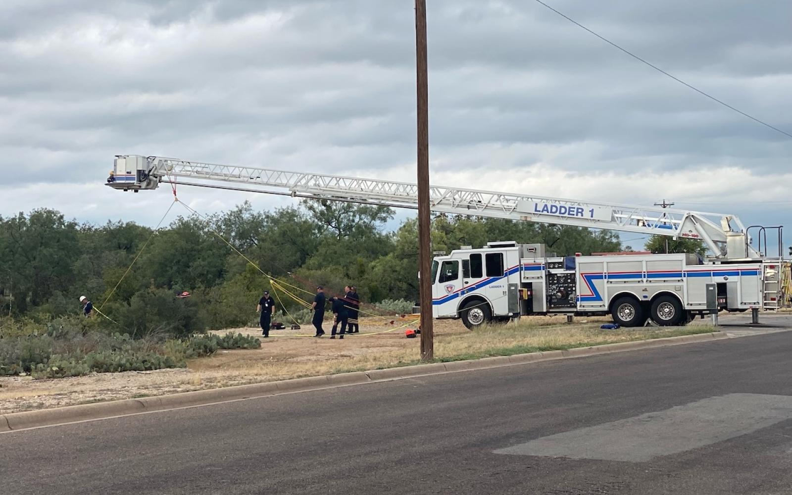 San Angelo Fire Department training in the 1700 block of N River Rd on Nov. 3, 2024