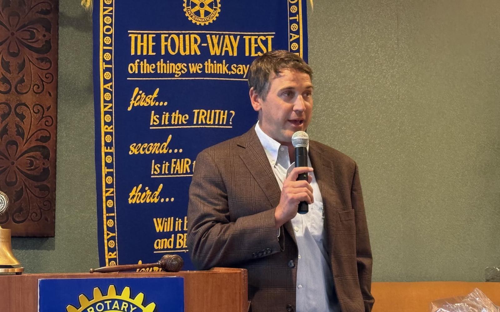 San Angelo ISD Board of Trustees President Dr. Taylor Kingman