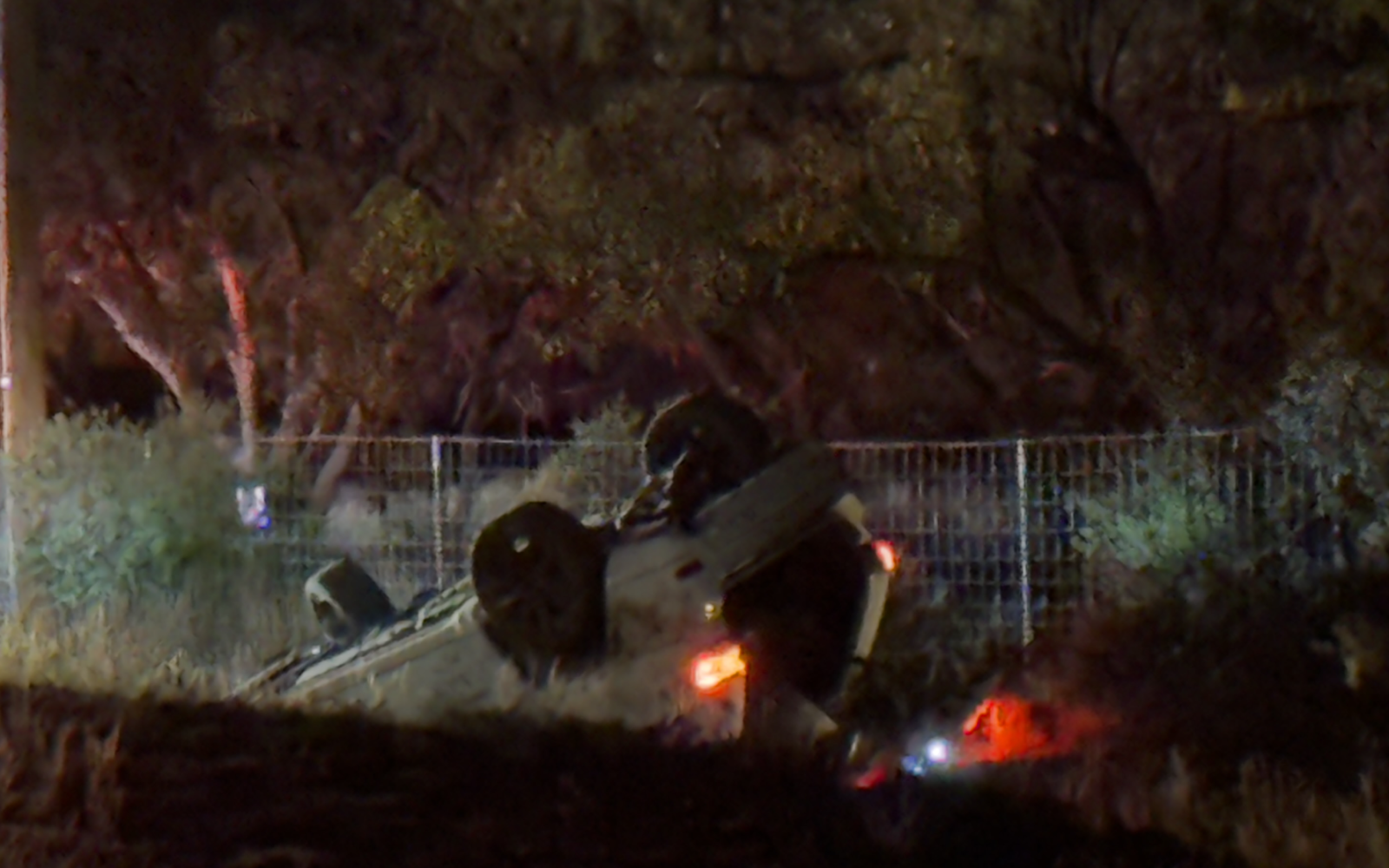 Rollover Crash on Arden Road