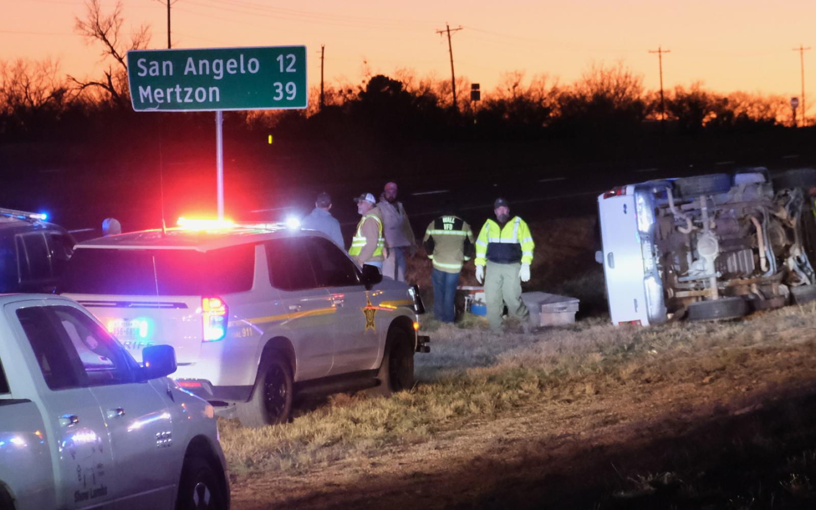 Rollover Snarls Traffic on US 67 Near San Angelo
