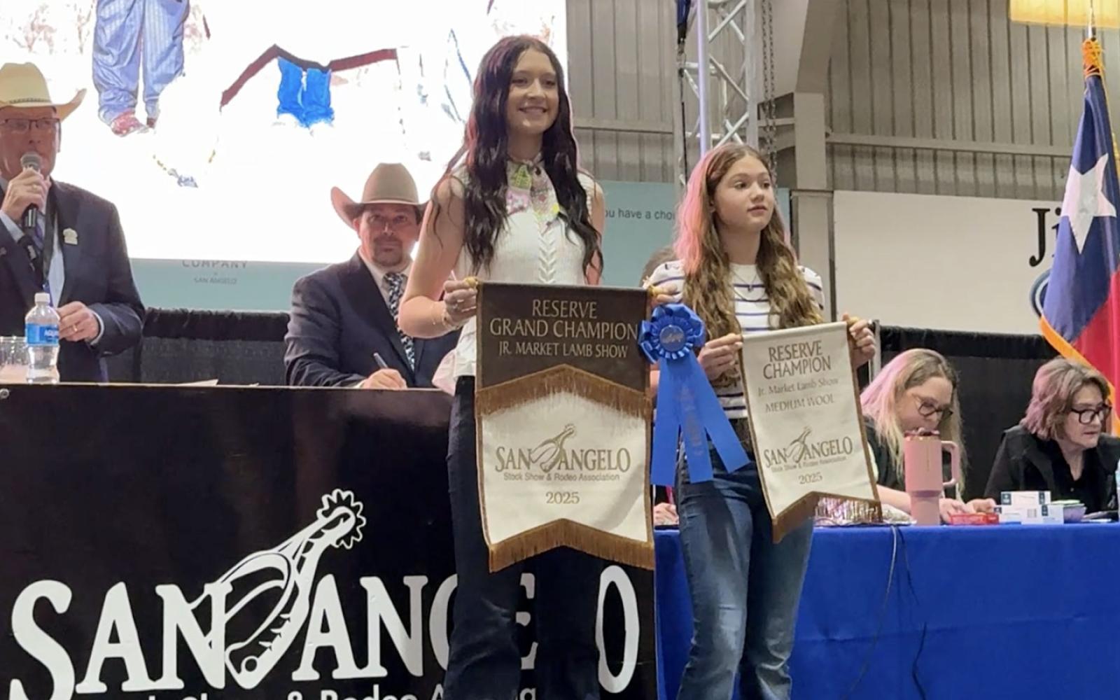 Reserve Grand Champion Lamb, shown by Flora McCay Appleton of McCulloch County 4H for $14,000.