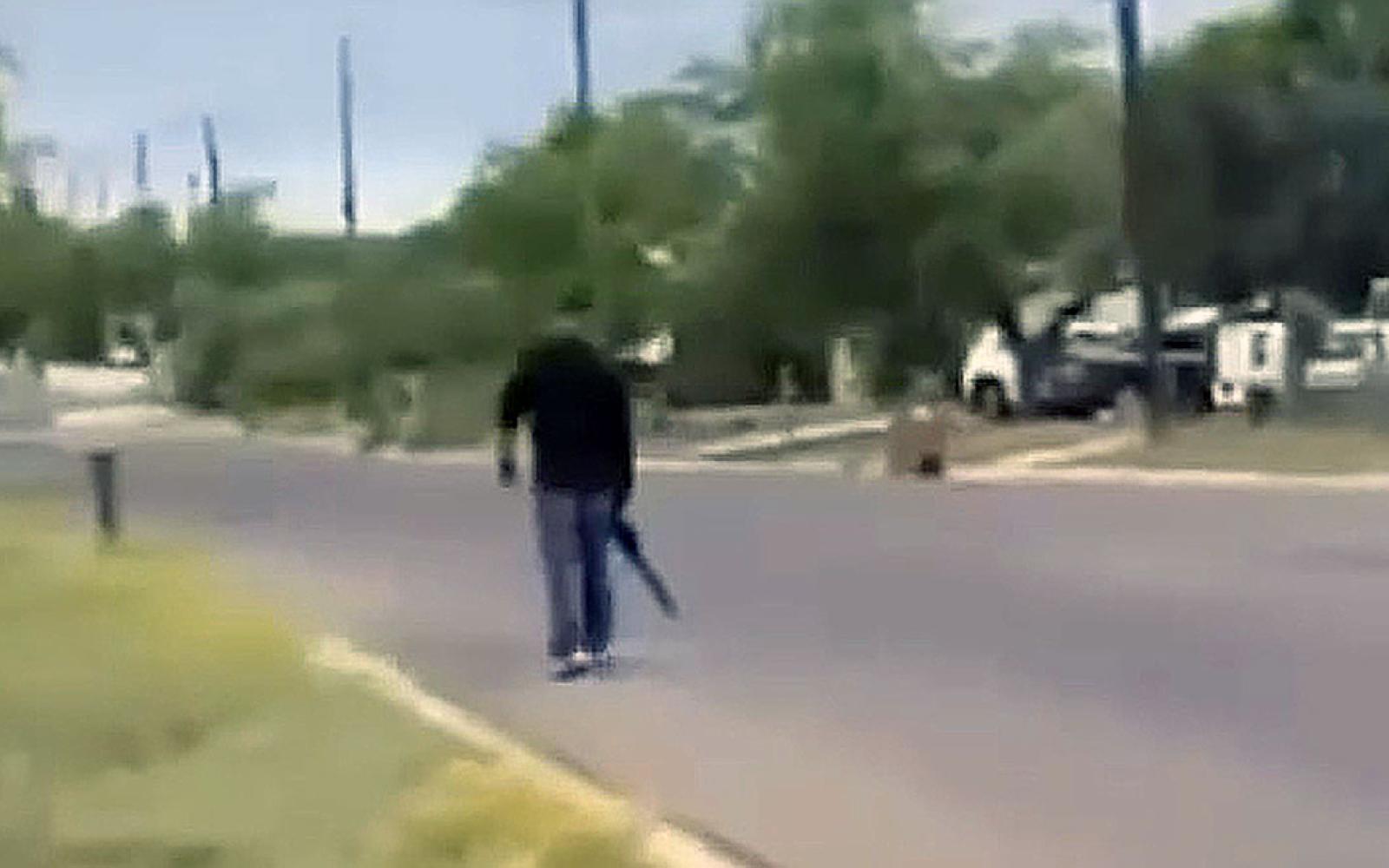 Lake View High School was placed on hold Monday afternoon after reports of a man walking near the school with a gun, according to the San Angelo Police Department.