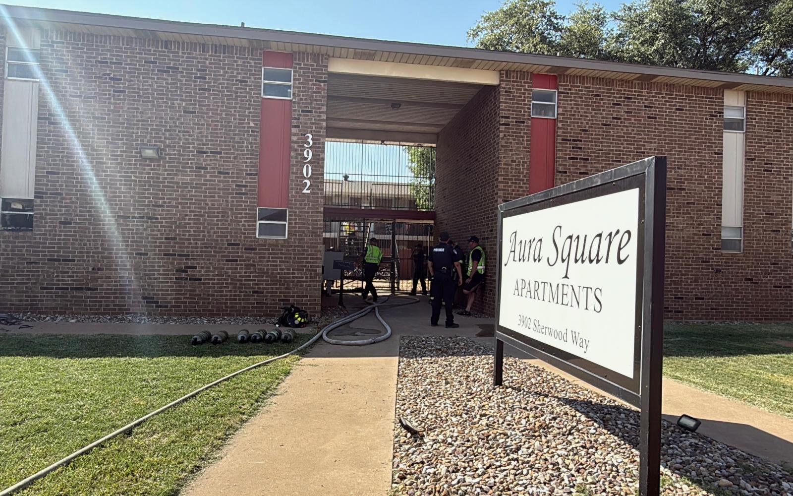 Apartment Erupts in Flames