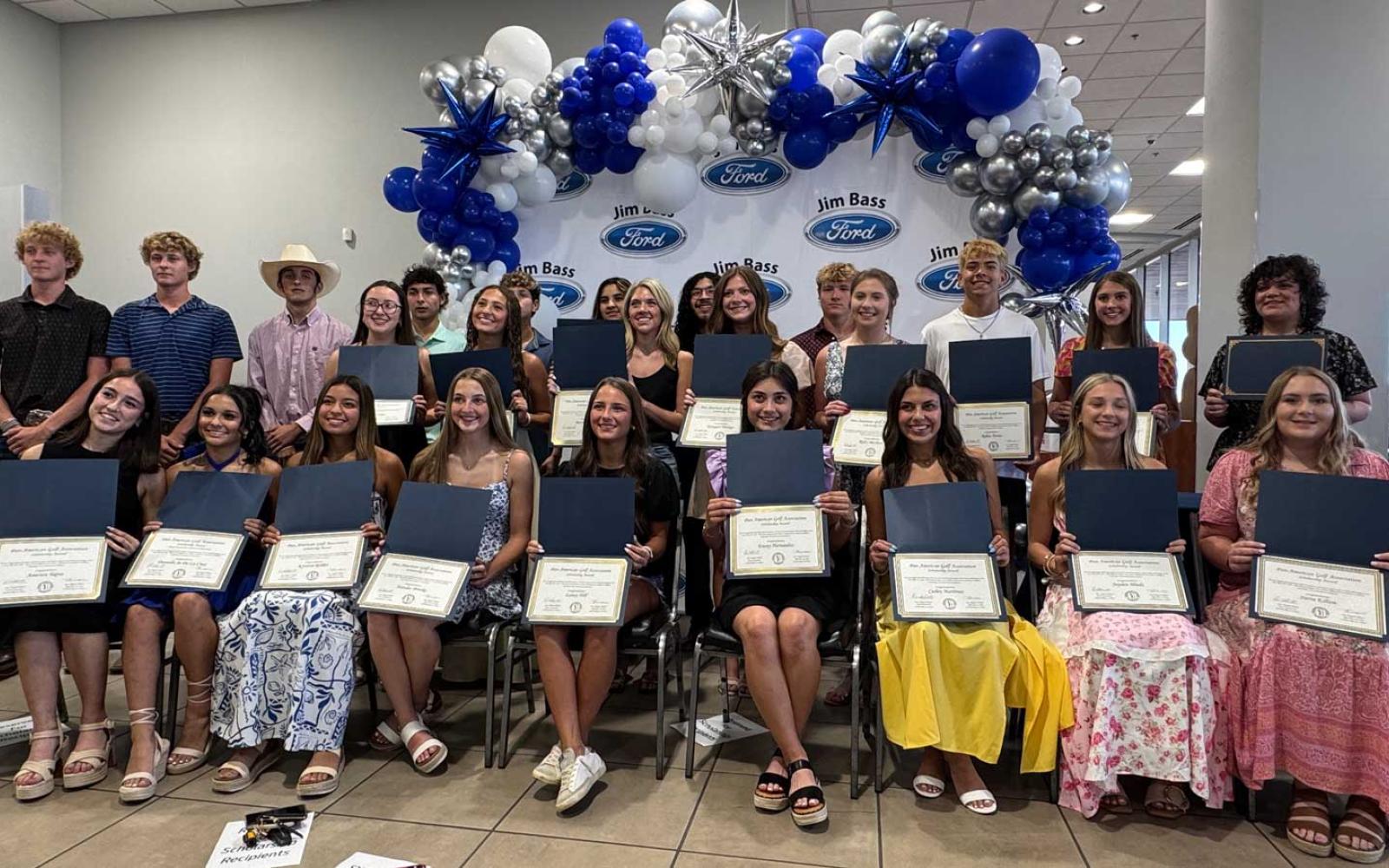 Recipients of the 2025 Pan-American Golf Association scholarships