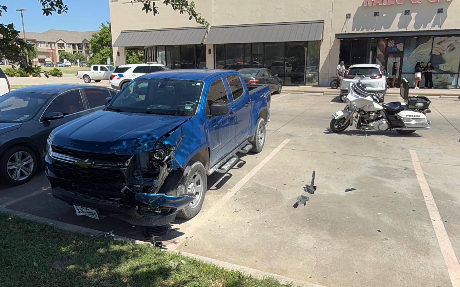 A driver who is believed to have suffered a medical condition caused a five-vehicle crash Wednesday afternoon in San Angelo.