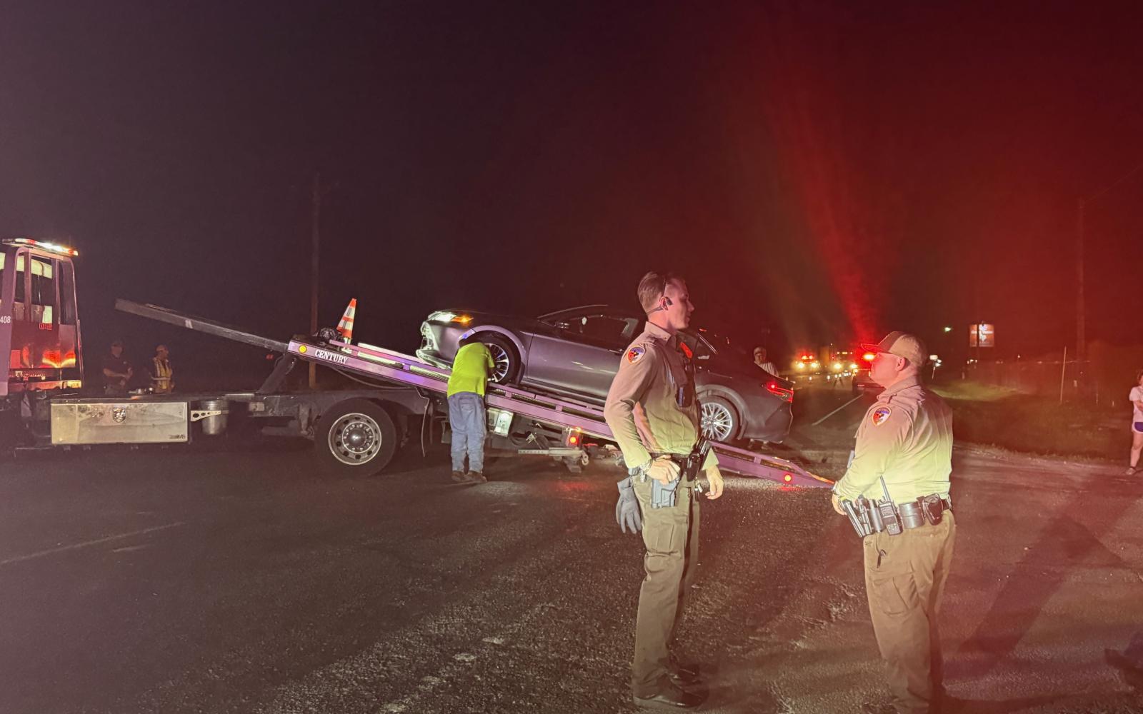 Crash Blocks All Lanes on US 277 South of San Angelo