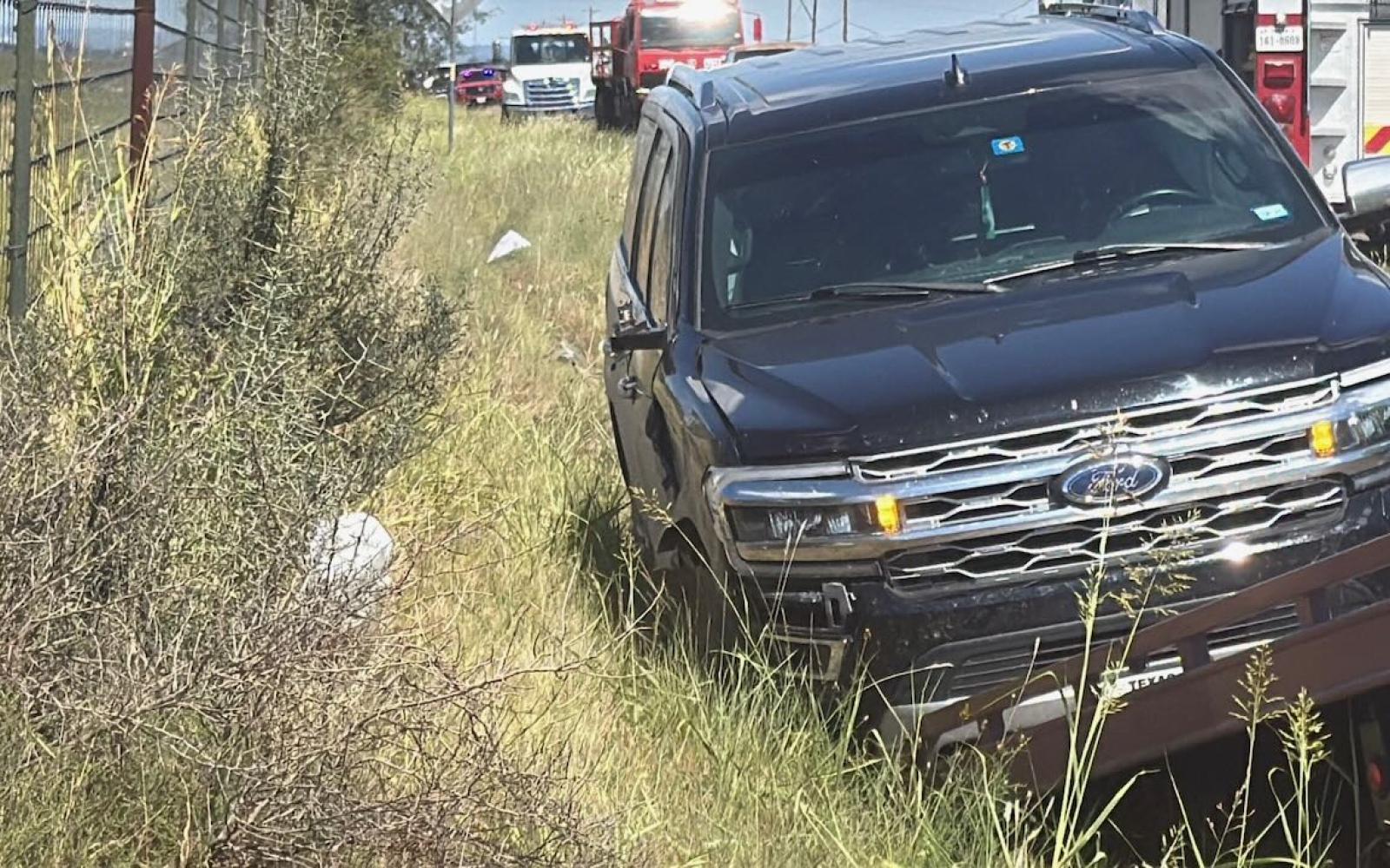 Chevy SUV vs Ford SUV Violence Closes US 277 South of San Angelo on Sept 21, 2025.