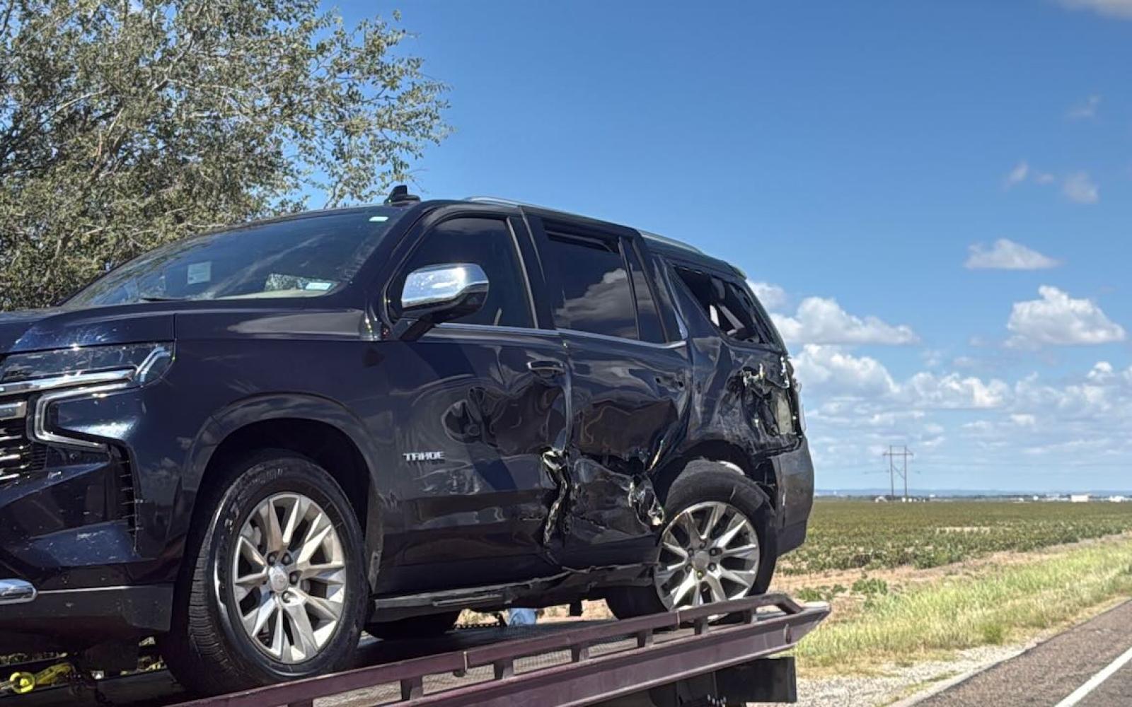 Chevy SUV vs Ford SUV Violence Closes US 277 South of San Angelo on Sept 21, 2025.