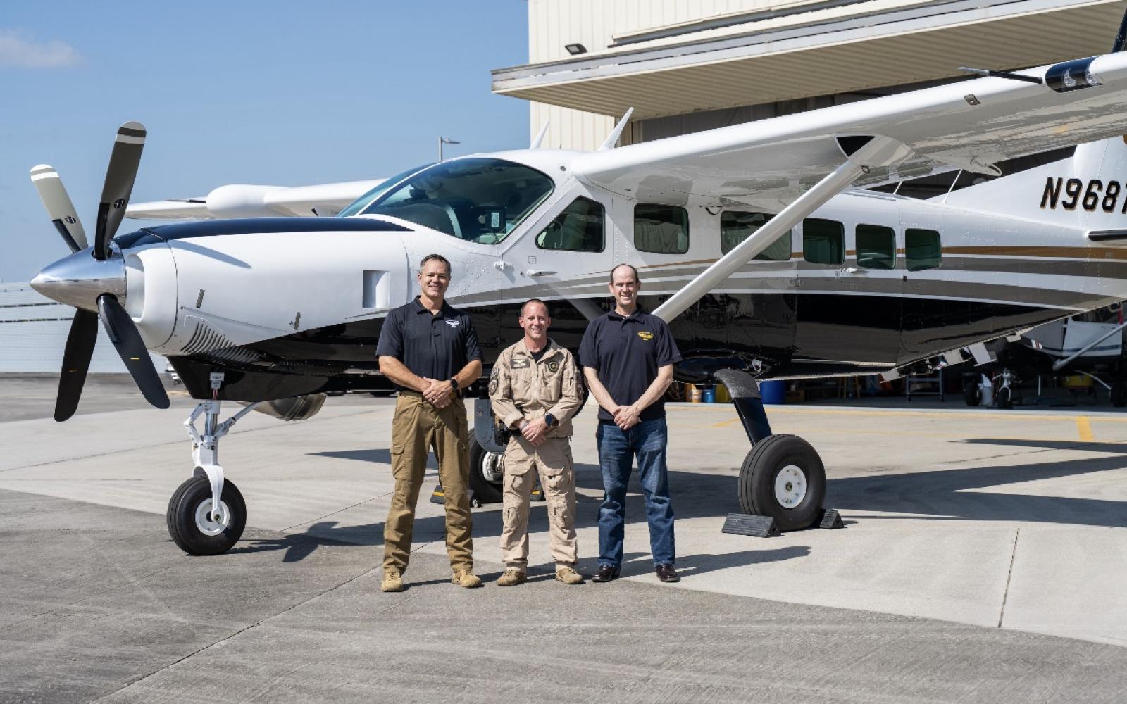 The Texas Department of Public Safety (DPS) expanded its Aircraft Operations Division (AOD) fleet today with the addition of a brand-new Cessna 208 Caravan
