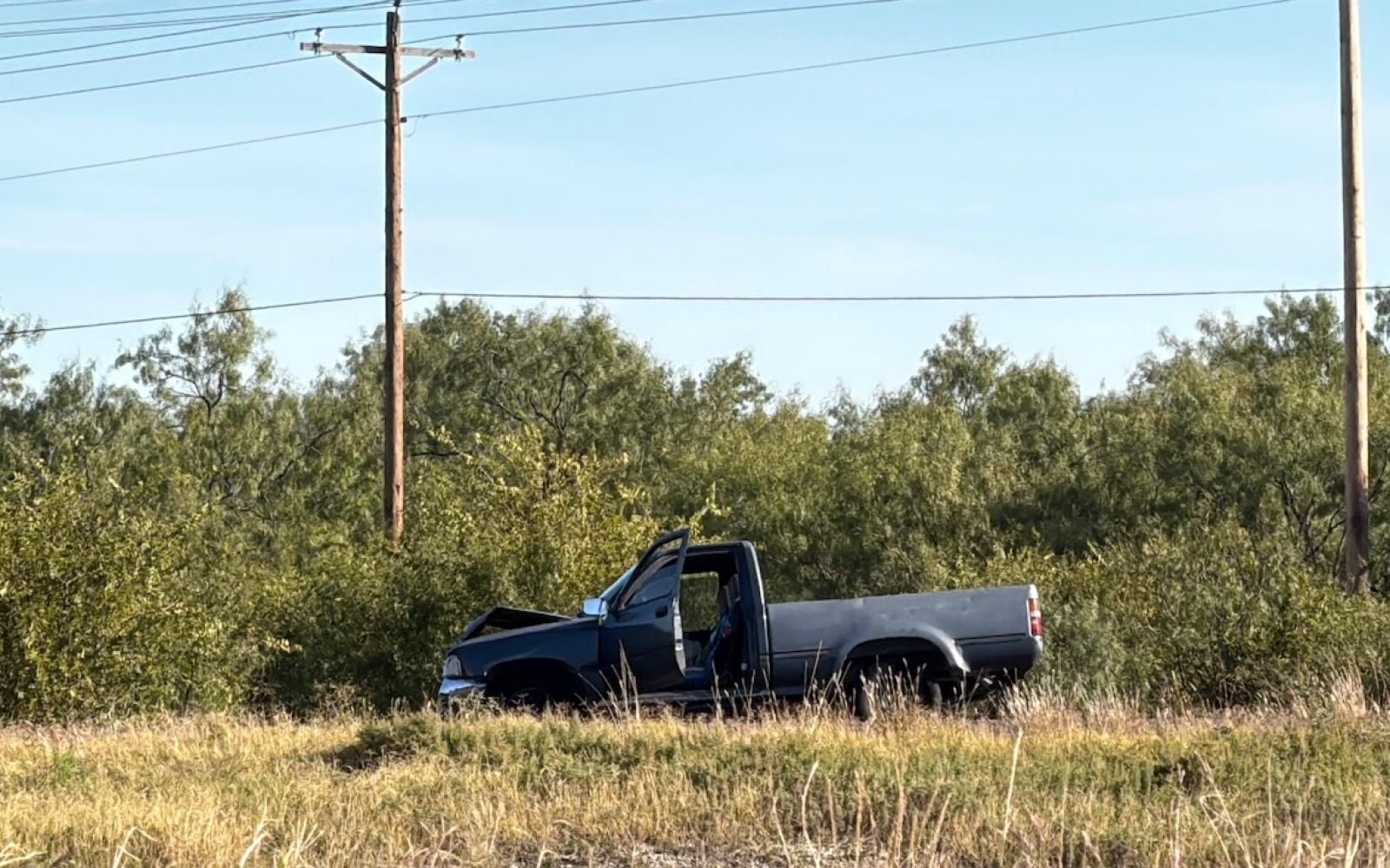 Crash on US 87 at arch Road, north of San Angelo.