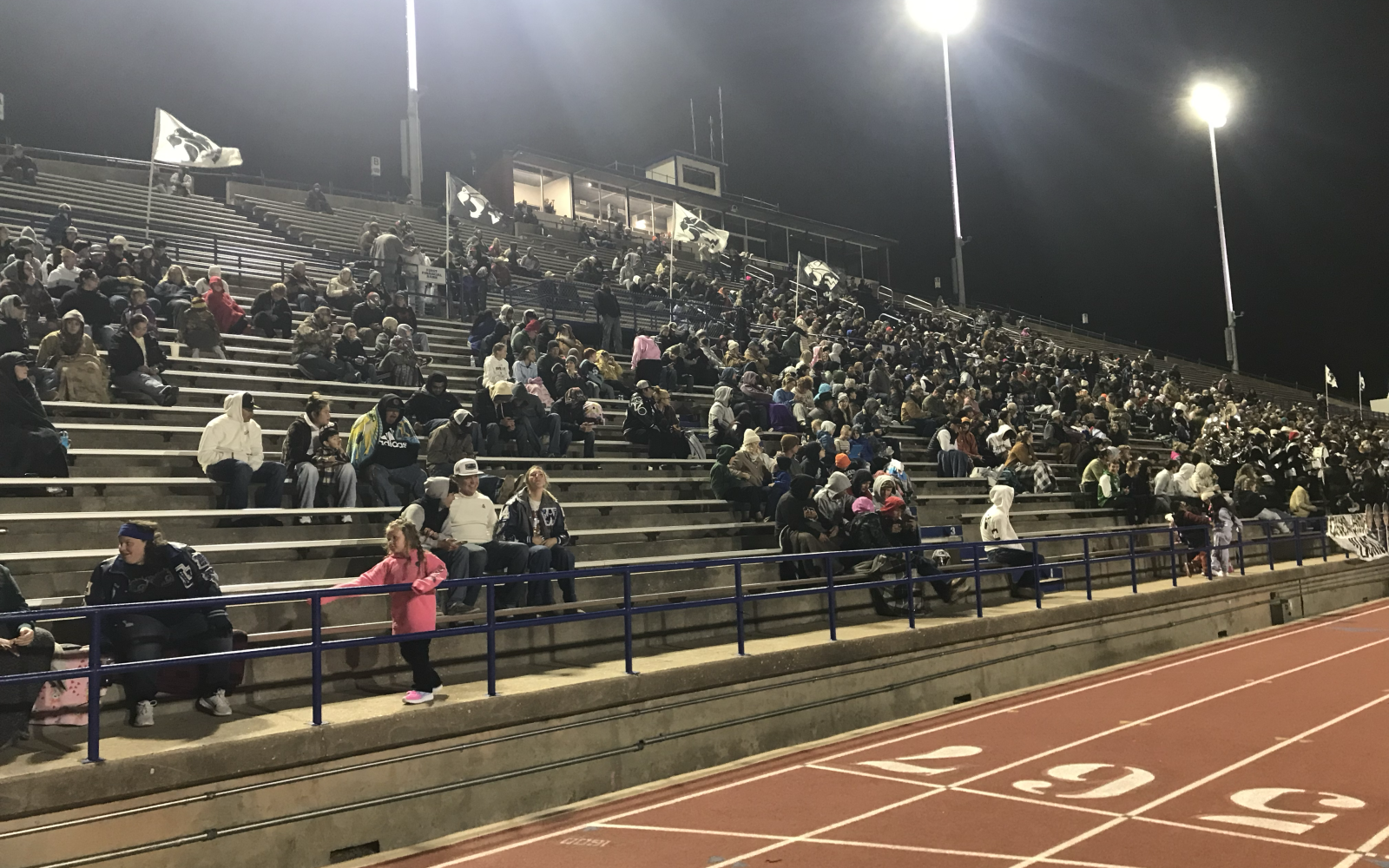 Water Valley's fans showed up to support their team during the Wildcats' 50-28 win over Robert Lee in the state quarterfinals Friday, Nov. 28, 2025, at San Angelo Stadium.