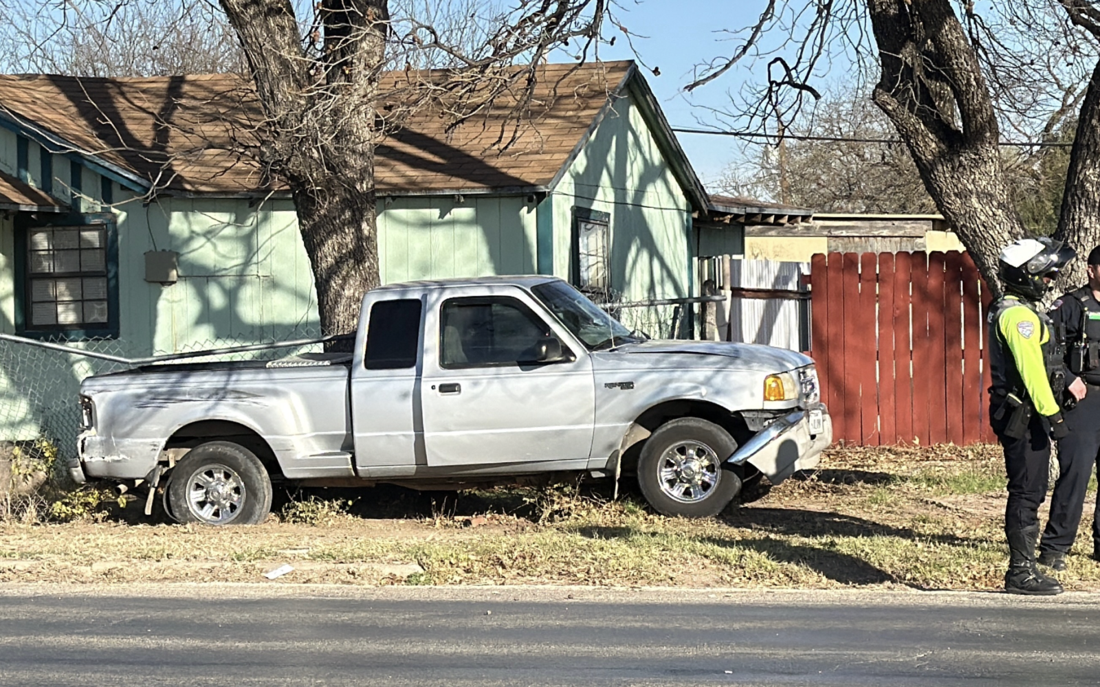 Silver Truck T-Boned in Major Crash on Avenue N
