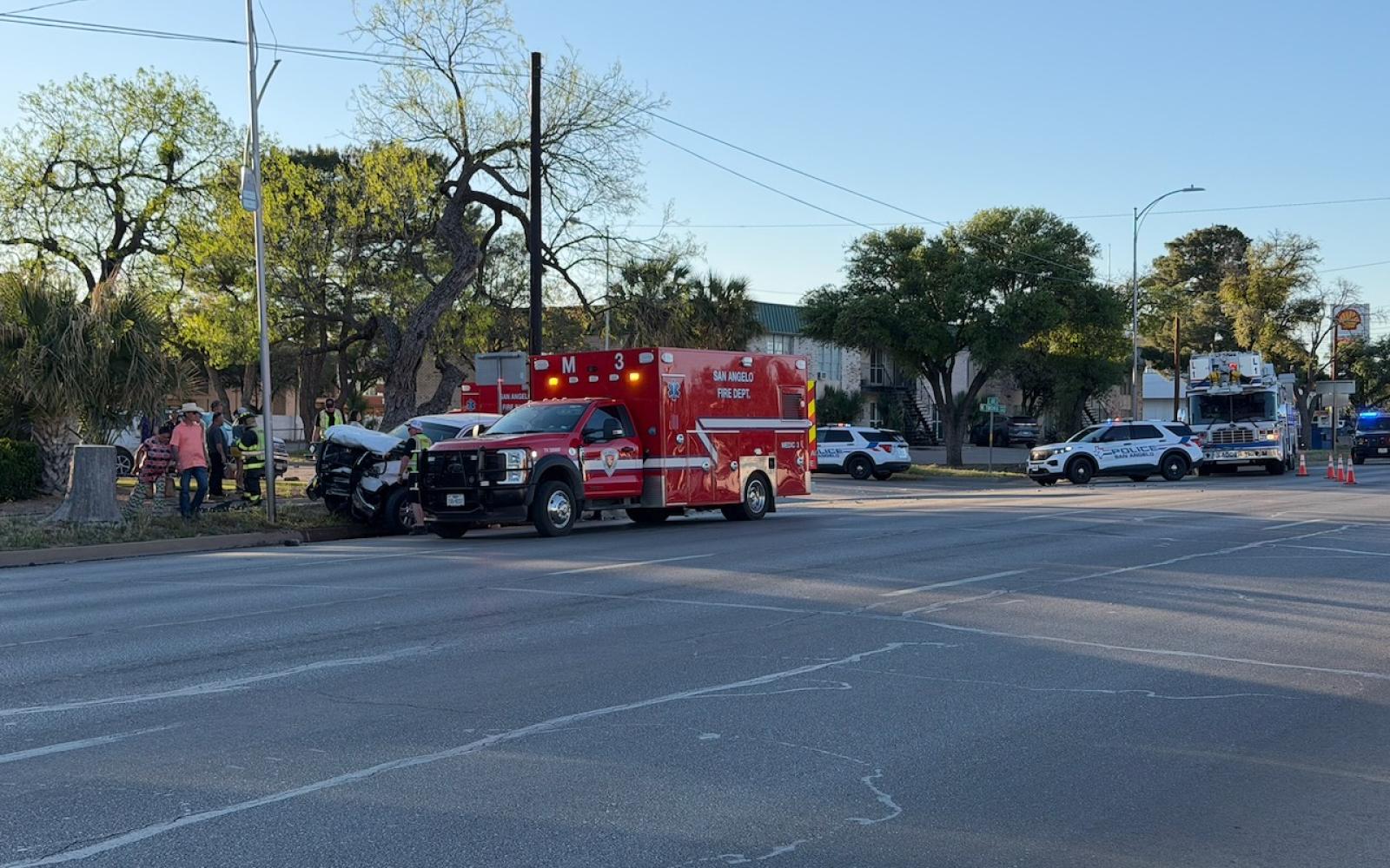 Saturday Afternoon Crash on S. Abe St. in San Angelo on March 21, 2026