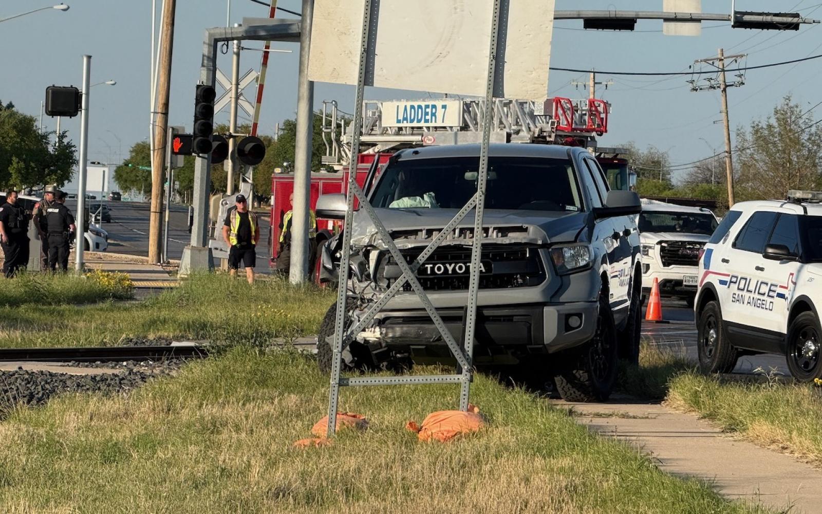 Big Toyota Truck Slams Little Toyota Sedan on Knickerbocker on March 29, 2026