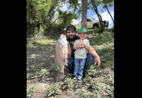 San Angelo fisherman James Sutton set a new record recently for a freshwater drum in the Concho River, according to the Texas Parks and Wildlife Department’s Inland Fisheries Division.
