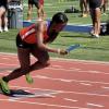 A San Angelo Central athletes takes off with the baton during the San Angelo Relays on Friday, March 13, 2026.