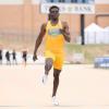 Angelo State's William Opare competes during the David Noble Relays.